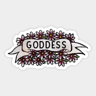 Goddess Sticker